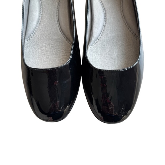 Eileen Fisher - Patent Leather Ballet Flats Black Size 10 - Picture 2 of 9